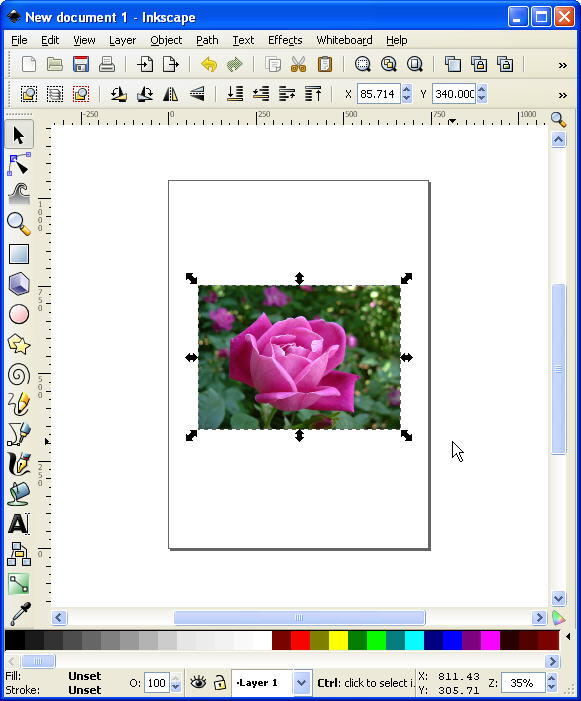 Inkscape - How to Place One Image Inside Another (Clipping) | Technical ...