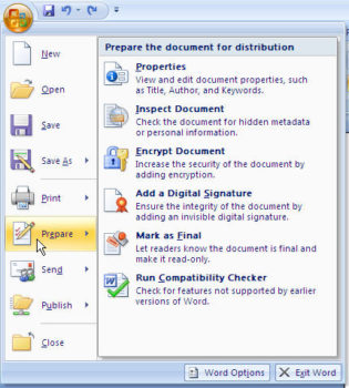 MS-WOrd-2007-Prepare-Document-for-Distribution | Technical ...