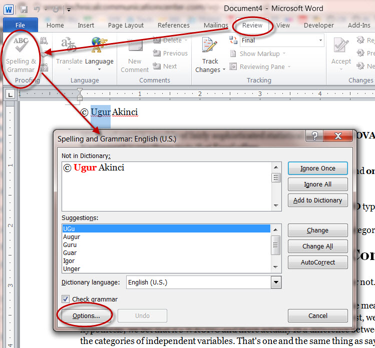 how to accept edits in word 2010