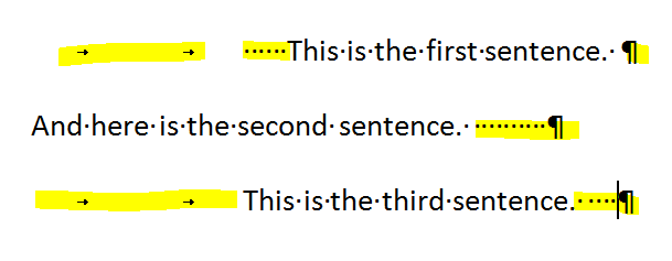 remove all hidden text in microsoft word
