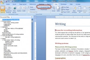 how to use built in heading styles in word navigation pane