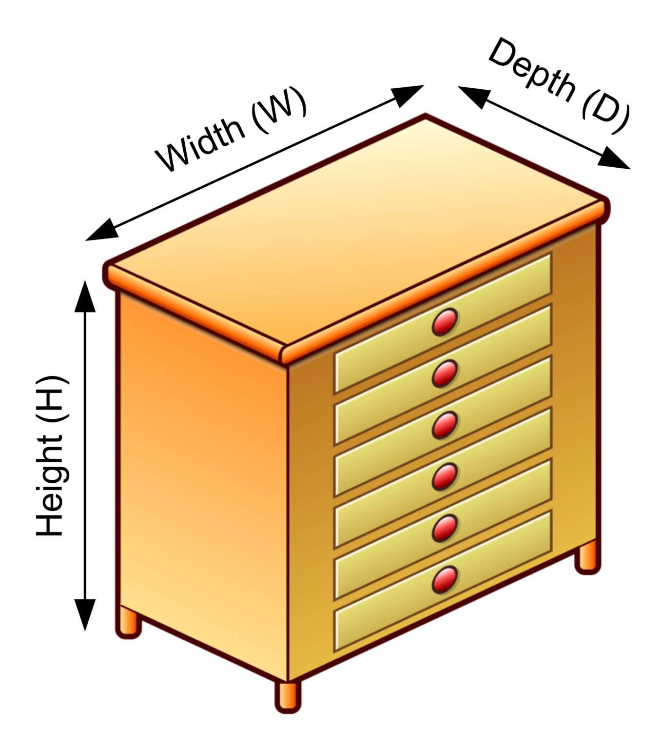 DRESSER Dimensions 1358x1536 